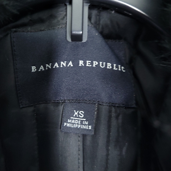 BANANA REPUBLIC Women's Wool Coat With Detachable Collar XS - Picture 2 of 15